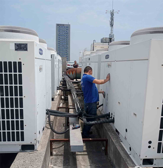 江油中央空调制热和不制冷系统维修方法